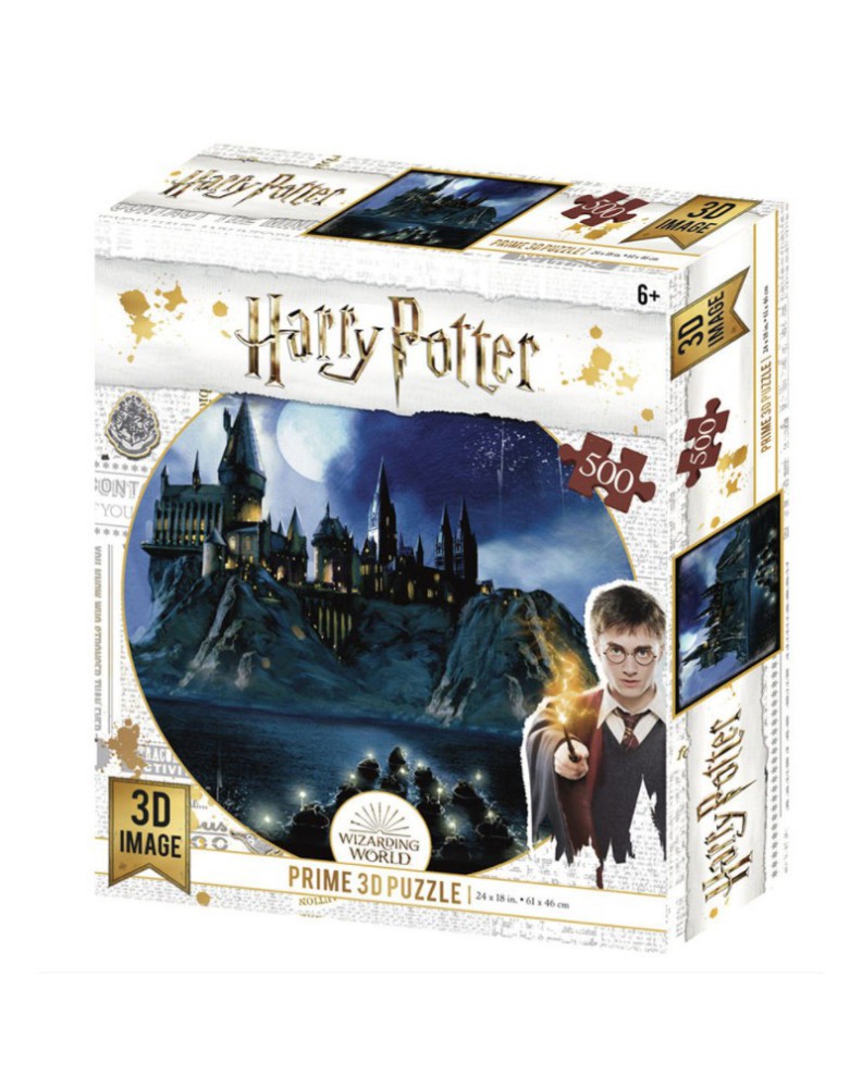 PUZZLE LENTICULAR HARRY POTTER HOGWARTS 500 PIEZAS 