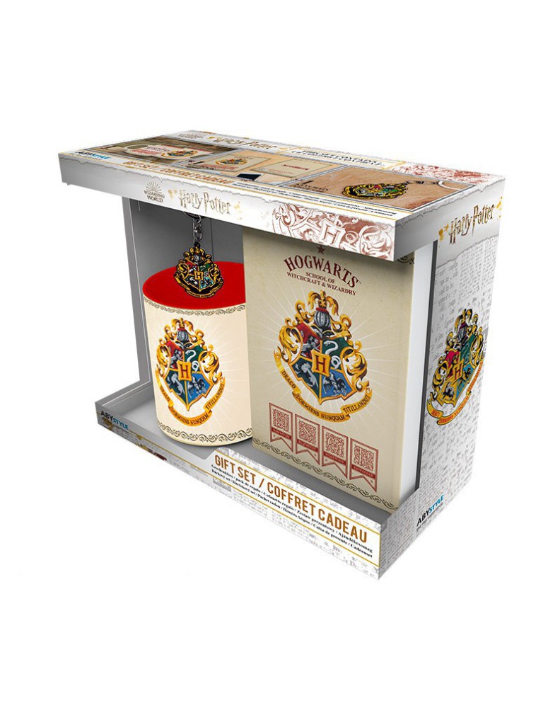 "HARRY POTTER - PCK MUG320ML + KEYRING + NOTEBOOK ""HOGWARTS""" "HARRY POTTER - PCK MUG320ML + KEYRING + NOTEBOOK ""HOGWARTS"""
