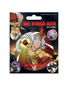 JUEGO DE PEGATINAS ONE PUNCH MAN PUÑO ATOMICO 