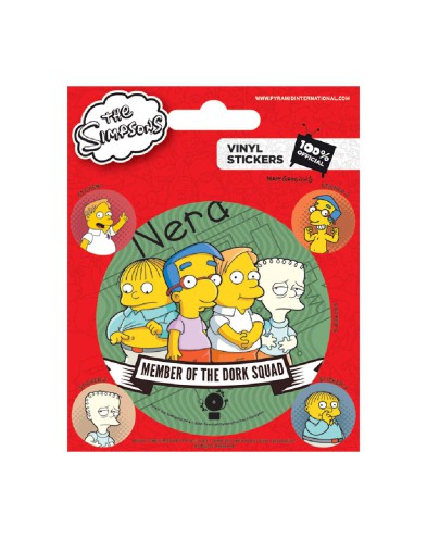 THE SIMPSONS GAME DORK SQUAD STICKERS