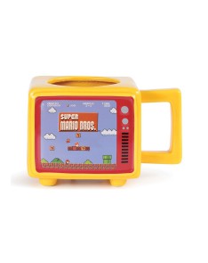 THERMAL MUG SHAPED RETRO SUPER MARIO TV