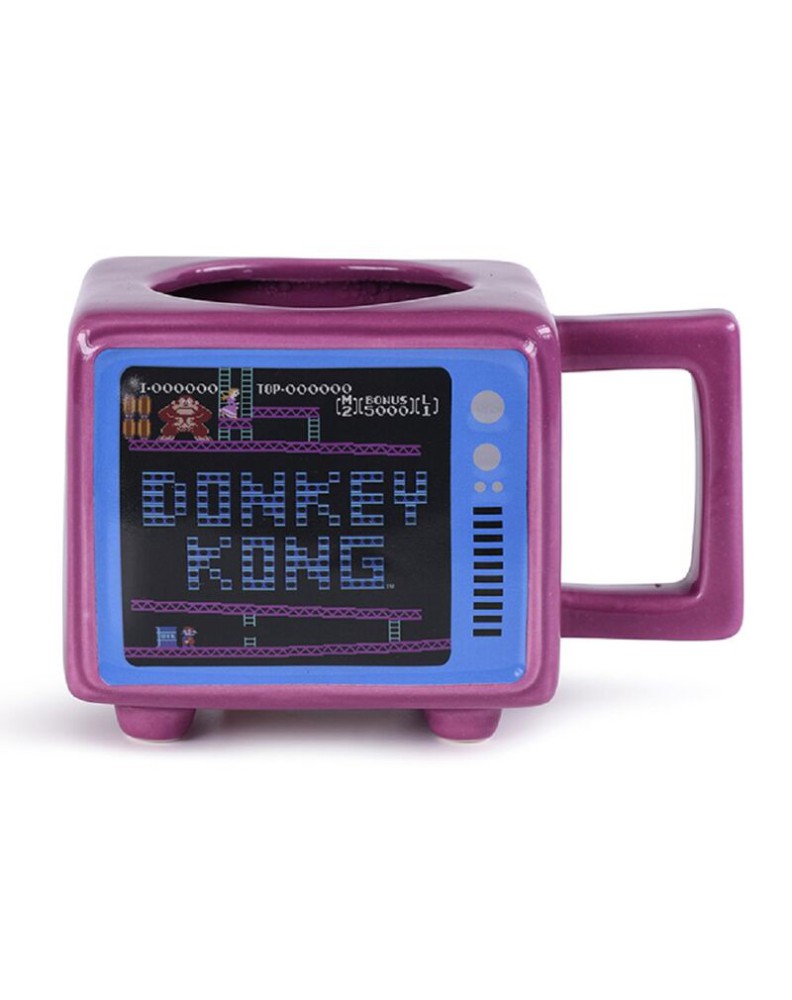 THERMAL MUG SHAPED RETRO TV DONKEY KONG