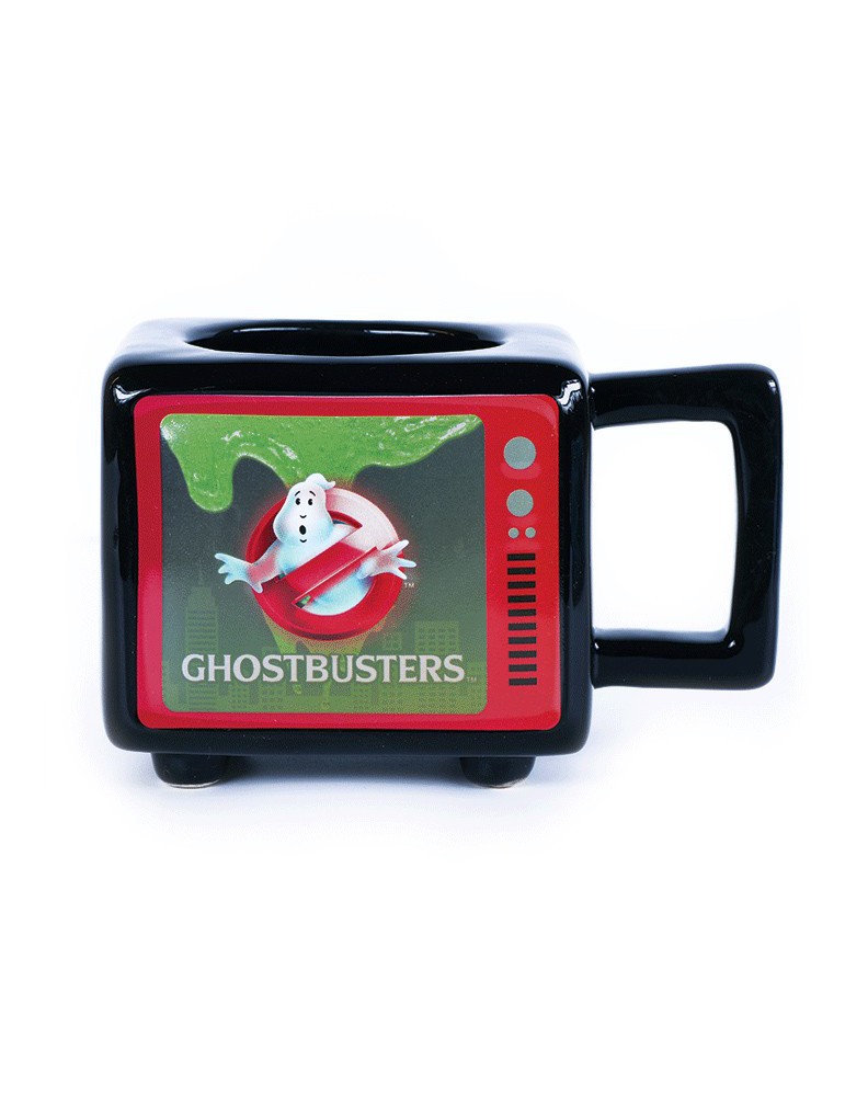 THERMAL MUG SHAPED RETRO TV GHOSTBUSTERS