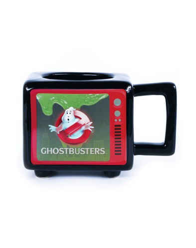 THERMAL MUG SHAPED RETRO TV GHOSTBUSTERS