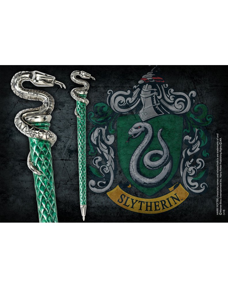 BOLIGRAFO CASA SLYTHERIN HARRY POTTER 15CM