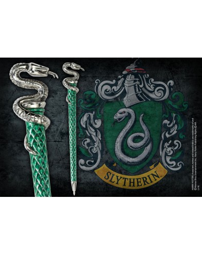 BOLIGRAFO CASA SLYTHERIN HARRY POTTER 15CM BOLIGRAFO CASA SLYTHERIN HARRY POTTER 15CM