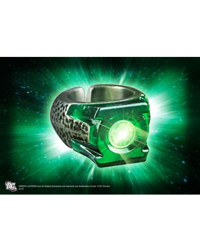 REPLICA RING ILLUMINATED GREEN LANTERN