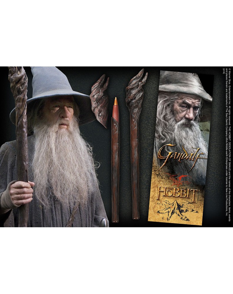 BOLIGRAFO VARA DE GANDALF Y MARCAPAGINAS