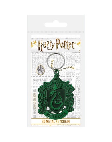 HARRY POTTER METALLIC SHIELD KEY CHAIN SLYTHERIN HARRY POTTER METALLIC SHIELD KEY CHAIN SLYTHERIN