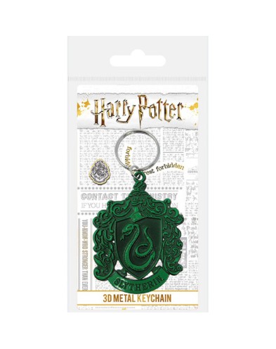 HARRY POTTER METALLIC SHIELD KEY CHAIN SLYTHERIN