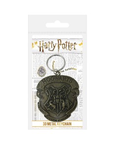 HARRY POTTER METALLIC SHIELD KEY CHAIN HOGWARTS