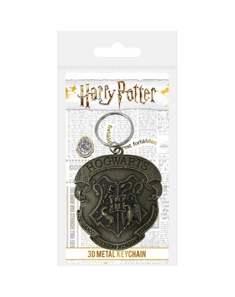 LLAVERO METALICO HARRY POTTER ESCUDO HOGWARTS 