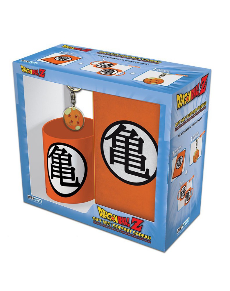 PACK TAZA + LLAVERO + LIBRETA - KAME SIMBOLO - DRAGON BALL PACK TAZA + LLAVERO + LIBRETA - KAME SIMBOLO - DRAGON BALL