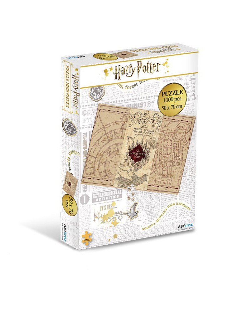 MARAUDER'S PUZZLE MAP - HARRY POTTER 1000 PIECES