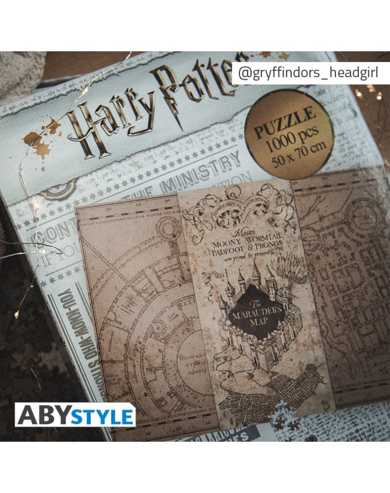 MARAUDER'S PUZZLE MAP - HARRY POTTER 1000 PIECES View 4