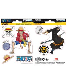 LUFFY STICKERS AND LAW - ONE PIECE