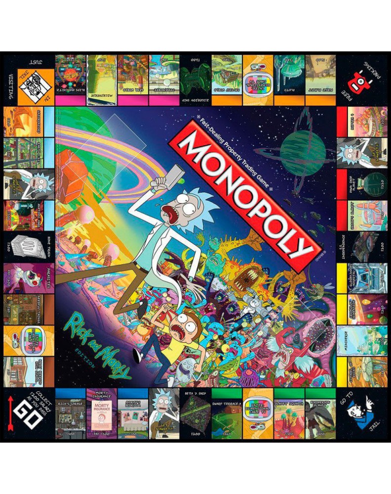 JUEGO MONOPOLY RICK AND MORTY Vista 3