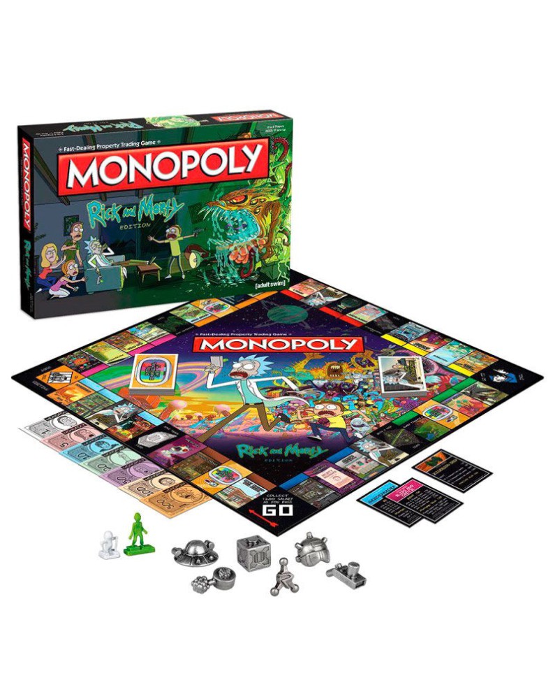 JUEGO MONOPOLY RICK AND MORTY Vista 4