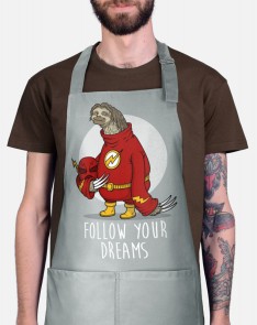 Follow Your Dreams kitchen apron Vista 2