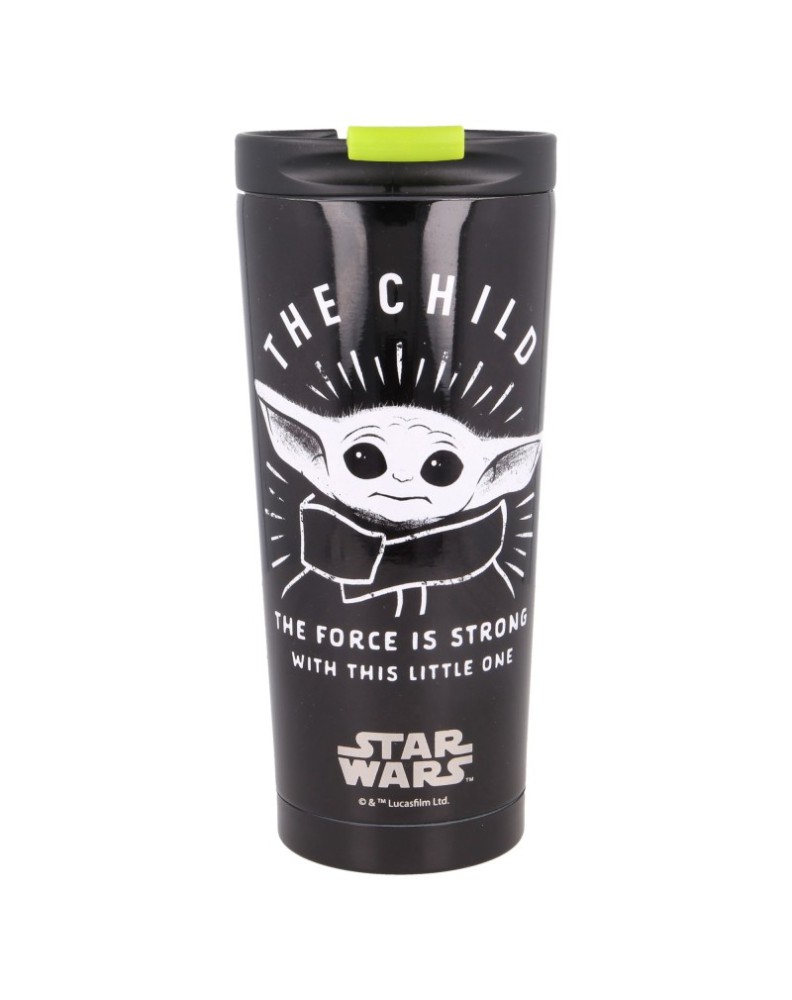 INSULATED STAINLESS STEEL COFFEE TUMBLER 425 ML THE CHILD MANDALORIAN