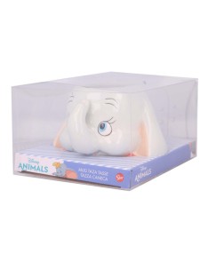 TAZA CERAMICA 3D 320 ML CABEZA DUMBO EN CAJA REGALO