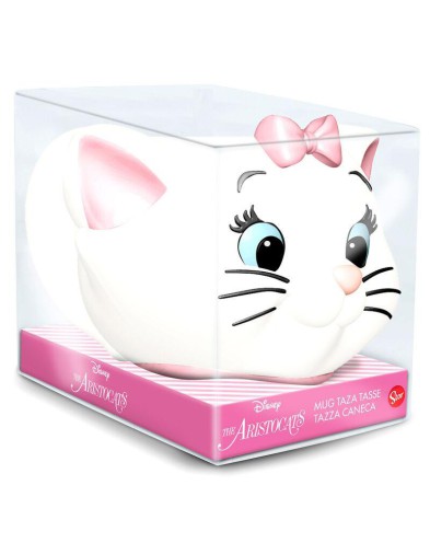 TAZA CERAMICA 3D 390 ML MARIE ARISTOGATOS EN CAJA REGALO TAZA CERAMICA 3D 390 ML MARIE ARISTOGATOS EN CAJA REGALO
