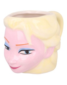 TAZA CERAMICA 3D 325 ML CABEZA ELSA EN CAJA REGALO Vista 2