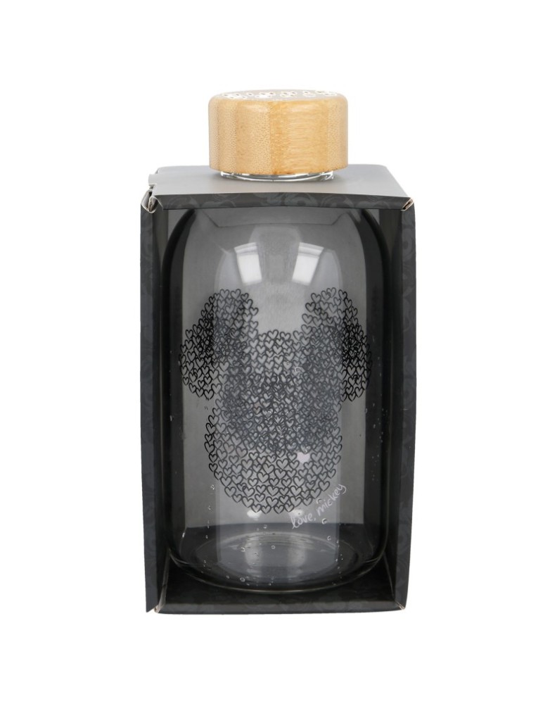 SMALL GLASS BOTTLE 620 ML MICKEY