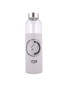 GLASS BOTTLE WITH SILICONE COVER 585 ML MARVEL