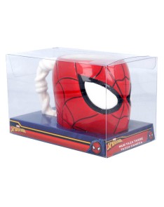 TAZA CERAMICA 3D 410 ML CABEZA SPIDERMAN EN CAJA REGALO Vista 2