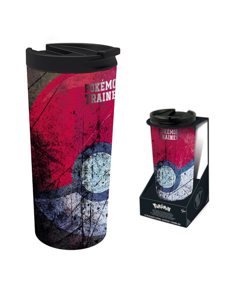 VASO TERMO CAFE ACERO INOXIDABLE 425 ML POKEMON DISTORTION VASO TERMO CAFE ACERO INOXIDABLE 425 ML POKEMON DISTORTION