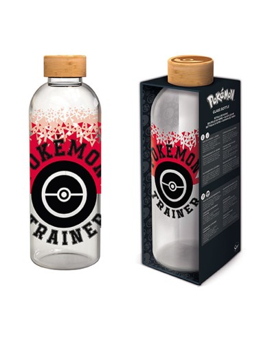 LARGE GLASS BOTTLE 1030 ML POKEMON DISTORSION