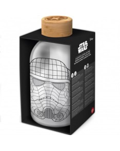 BOTELLA DE CRISTAL PEQUEÑA 620 ML STAR WARS