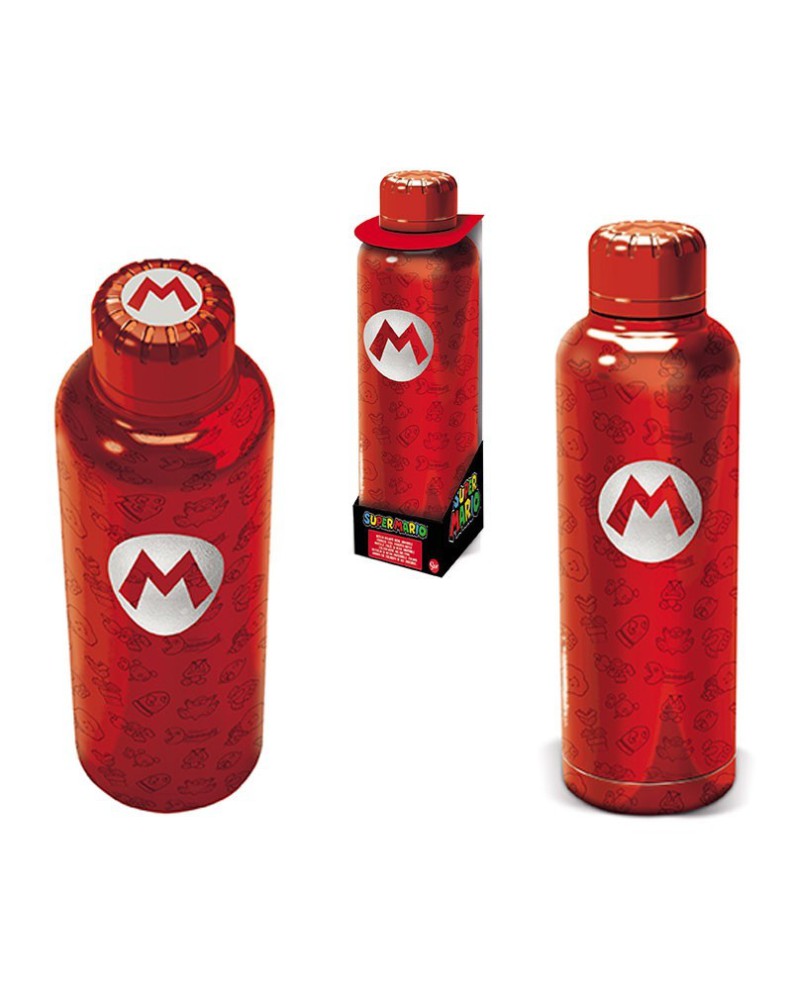 BOTELLA TERMO ACERO INOXIDABLE 515 ML SUPER MARIO BOTELLA TERMO ACERO INOXIDABLE 515 ML SUPER MARIO