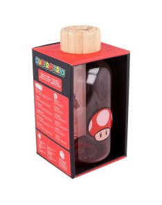 SMALL GLASS BOTTLE 620 ML SUPER MARIO Vista 2