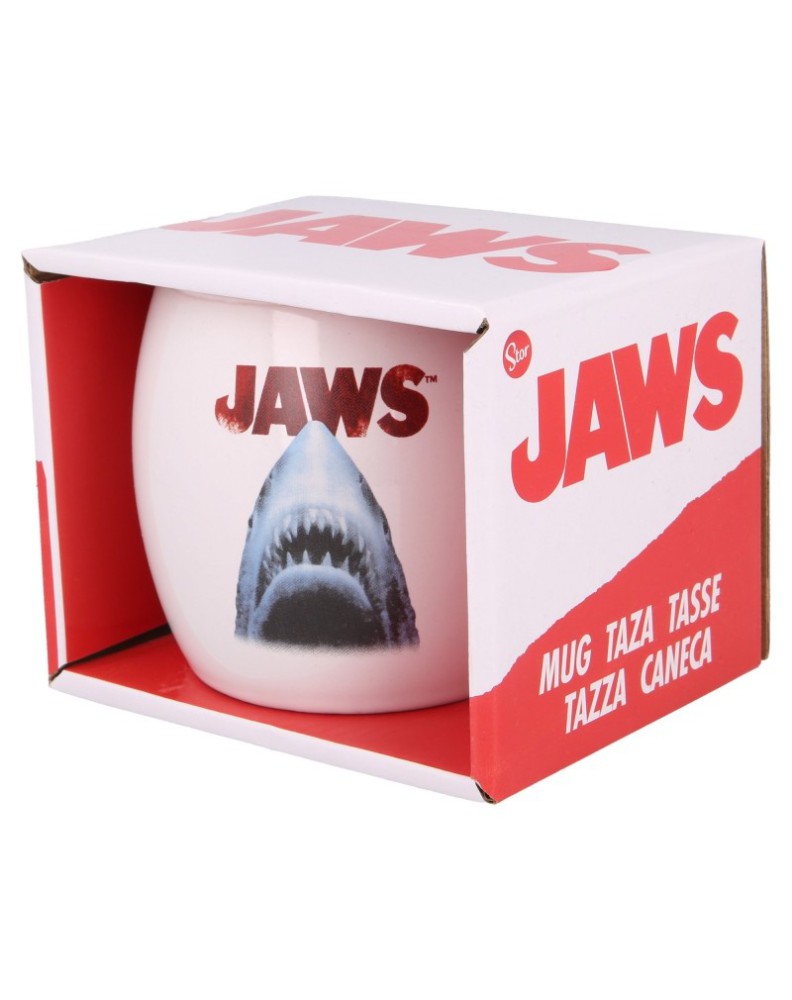 CERAMIC GLOBE MUG 13 OZ IN GIFT BOX JAWS