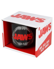 CERAMIC BREAKFAST MUG 14 OZ IN GIFT BOX JAWS