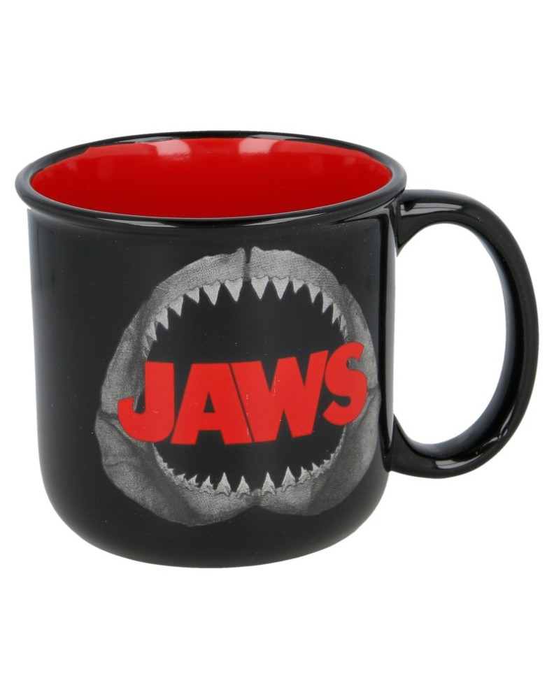 CERAMIC BREAKFAST MUG 14 OZ IN GIFT BOX JAWS View 3