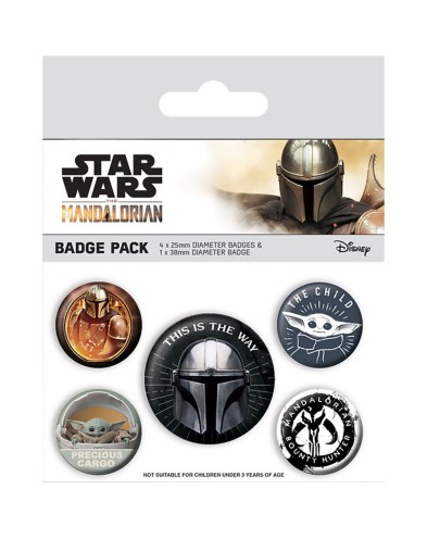 SET DE CHAPAS THE MANDALORIAN 