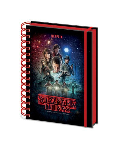 NOTEBOOK STRANGER THINGS POSTER