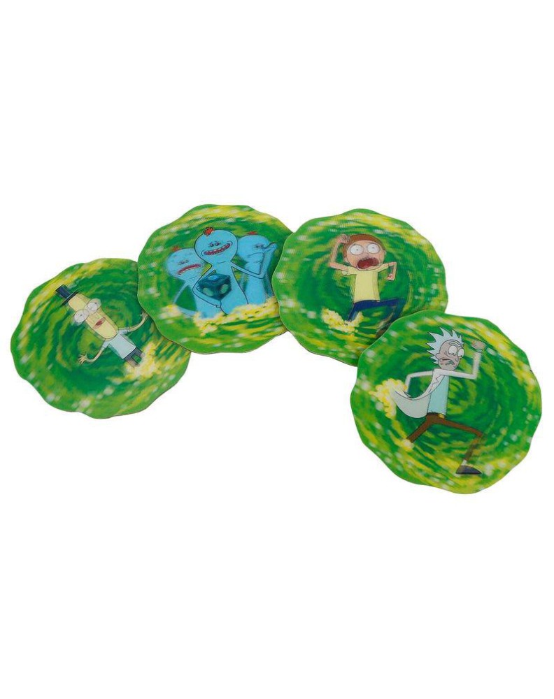 3D COASTER SET OF RICK & MORTY Vista 2