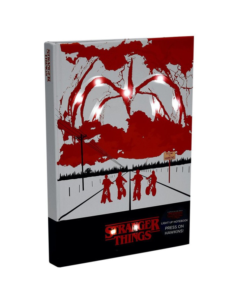 CUADERNO CON LUZ STRANGER THINGS AZOTAMENTES Vista 2