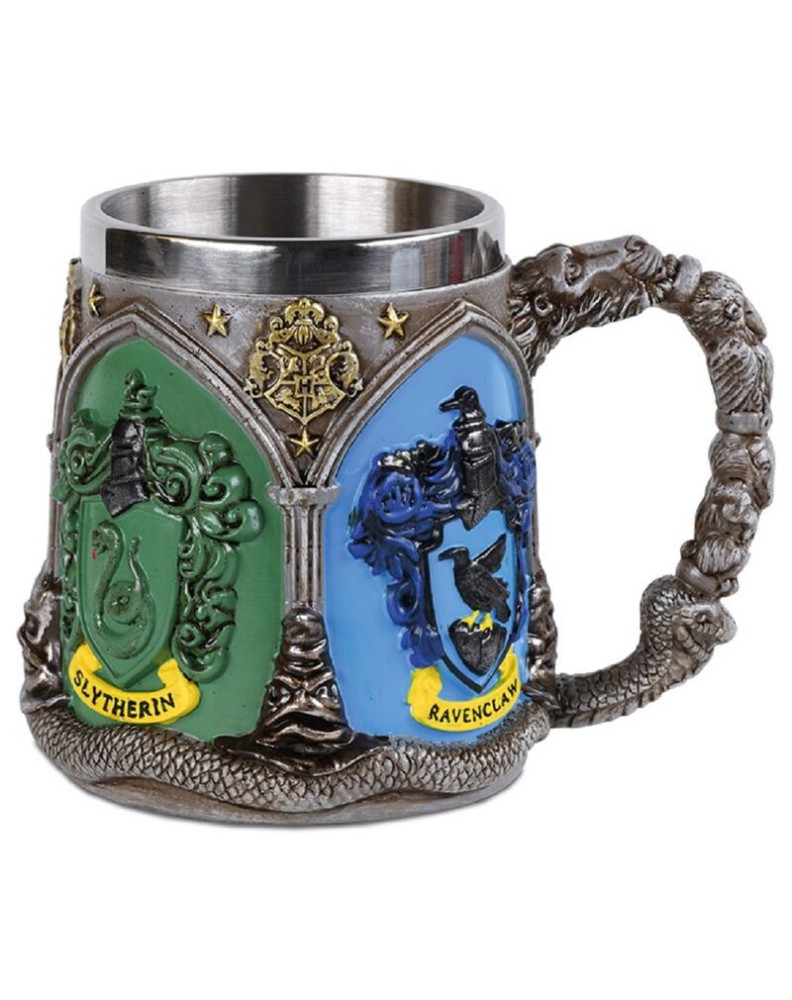 JARRA CERVEZA 3D POLIRESINA HARRY POTTER ESCUDOS