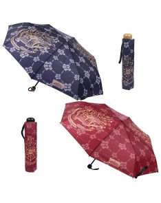 MANUAL FOLDING UMBRELLA HOGWARTS HARRY POTTER ADULTO