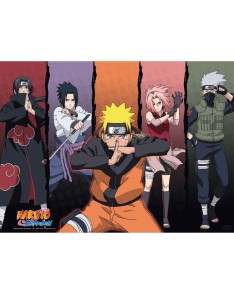 SET 2 POSTERS (52X38) - NARUTO SHIPPUDEN -  Vista 3