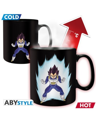 TAZA CAMBIA COLOR DBZ/ VEGETA - DRAGON BALL - 460 ML