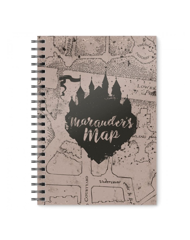 LIBRETA ESPIRAL MAPA MERODEADOR HARRY POTTER 