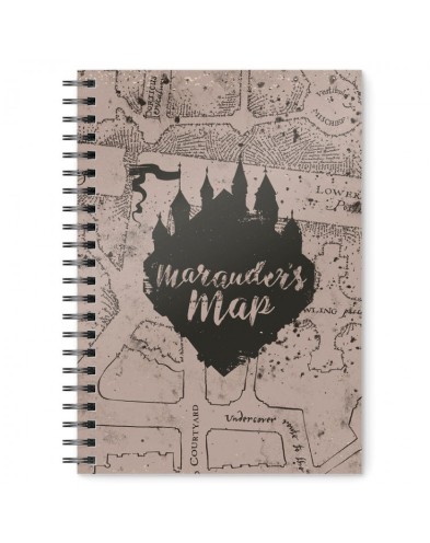PROWLER MAP SPIRAL NOTEPAD HARRY POTTER PROWLER MAP SPIRAL NOTEPAD HARRY POTTER