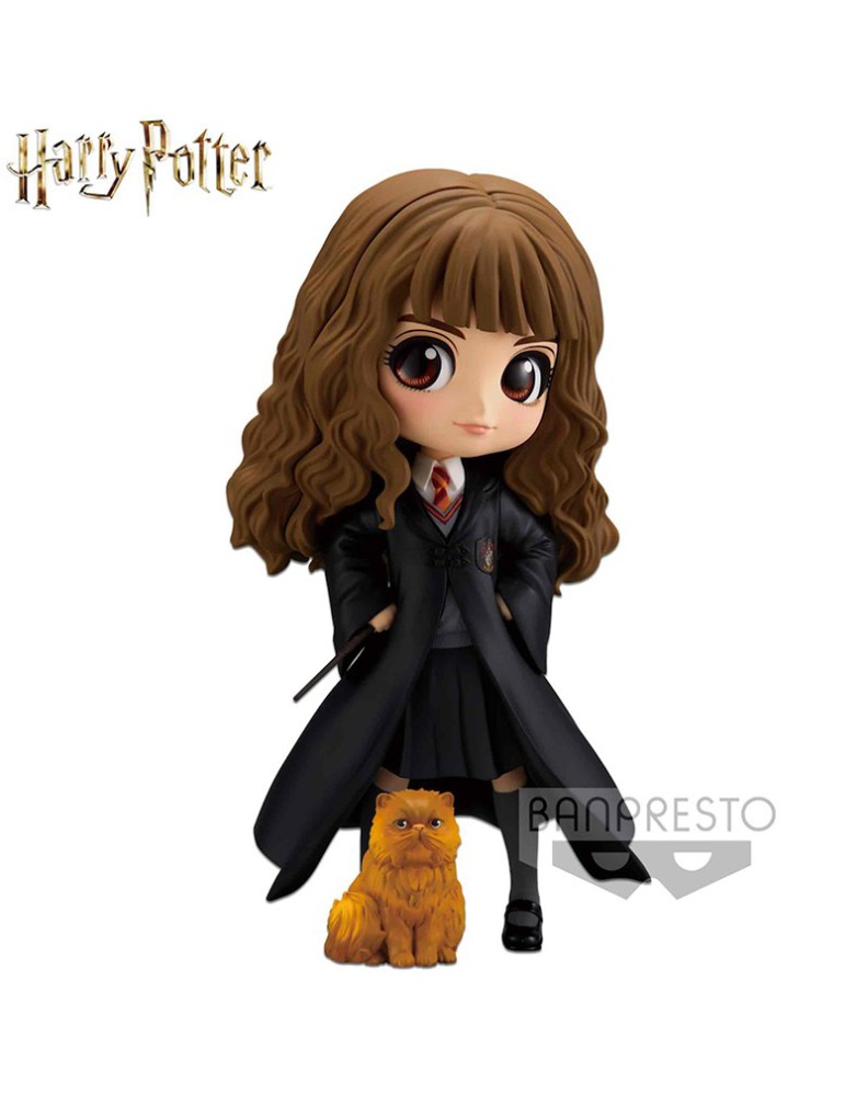 FIGURA BANPRESTO Harry Potter Q posket-Hermione Granger with Crookshanks