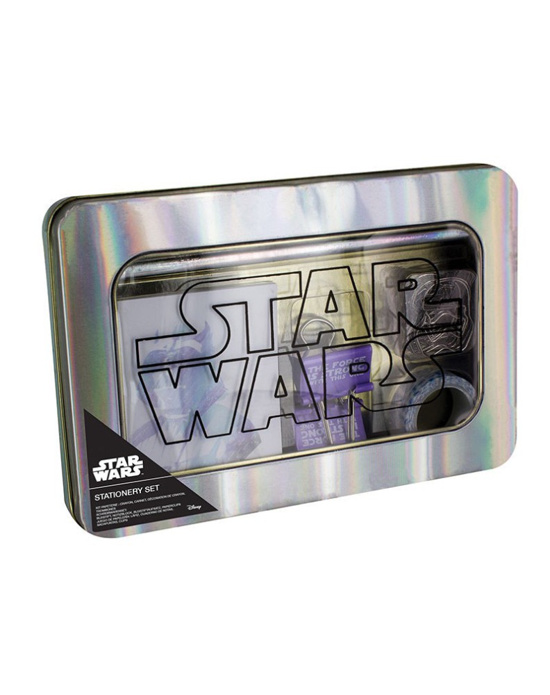 CAJA DE MATERIAL ESCRITORIO STAR WARS 